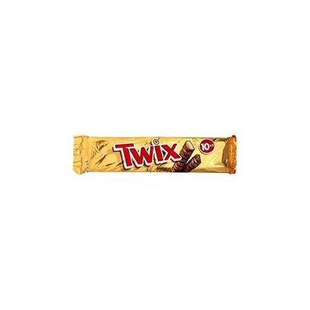 Twix Barres Chocolatées Biscuit Nappage Au Caramel : Le Paquet De 10 - 500 G
