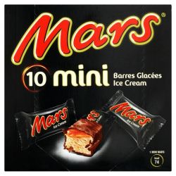 Mars 10 Barres Glacees Minis