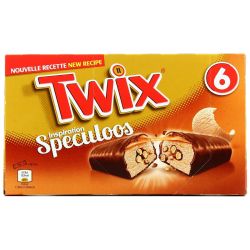 Mars 205G 6 Barres Glacees Twix Speculoos