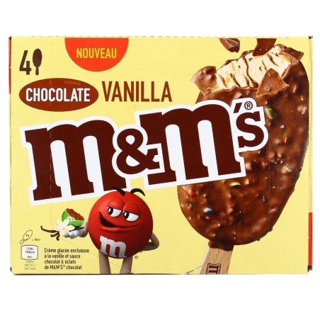 M&M'S M&Ms Bat Vanille X4 244G