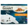Gourmet Les Filettines : Dinde, Canard, Agneau, Thon 12X85G