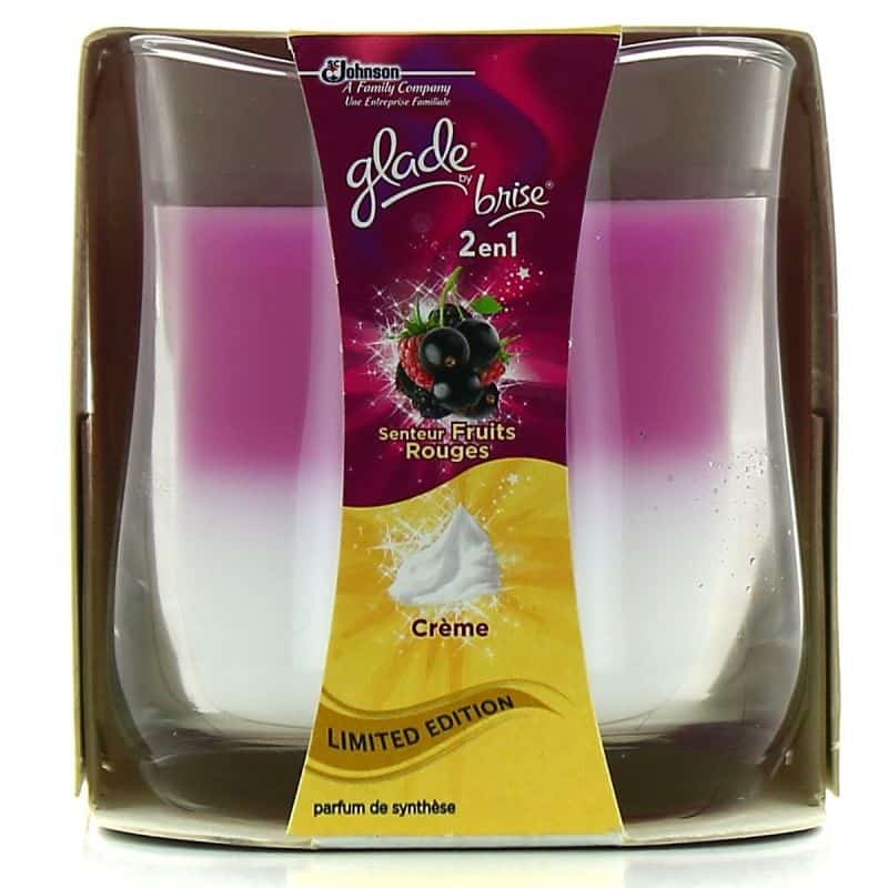 Glade Bougie 2N1 Fr Rge&Crem Glad