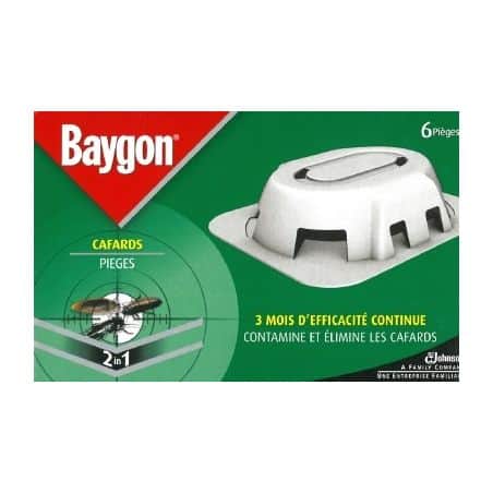 Baygon Pieges Anti Cafards X6