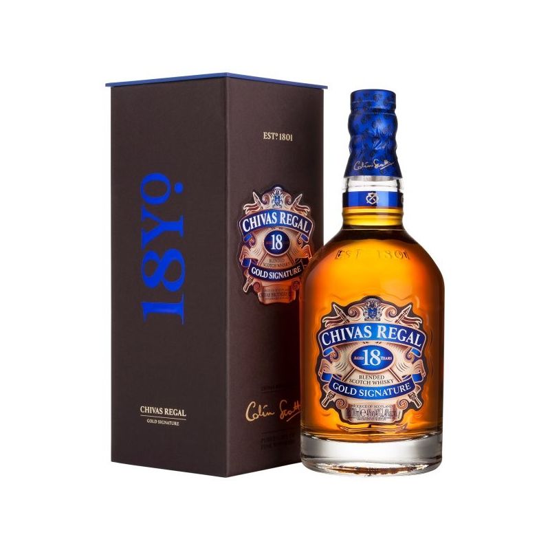 Chivas Regal Whisky Blended Scotch 18 Ans D'Âge 40% : La Bouteille De 70Cl