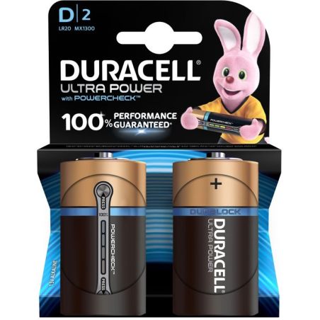 Duracell Dur.Pile.Alcal.Ult.Pow.Lr20X2