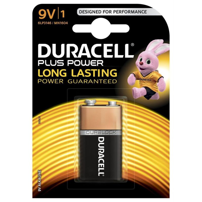 Duracell Pile Duracel Plus Power 9V X1