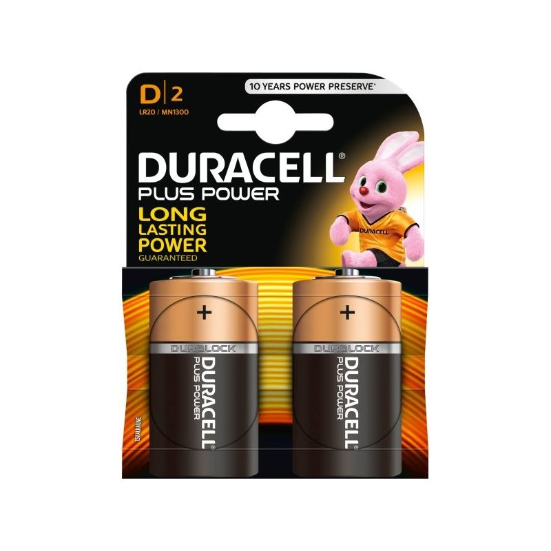 Duracell Dur.Pile.Alcal.+Power.Lr20X2