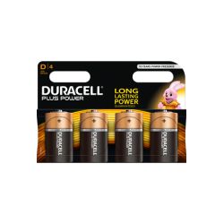 Duracell Dur.Pile.Alcal.+Power.Lr20X4