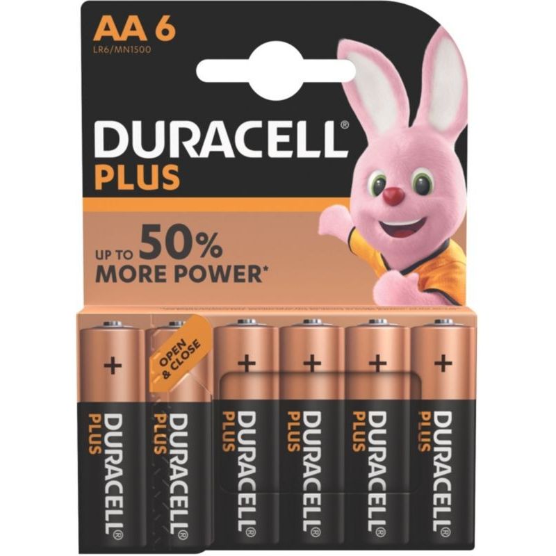 Duracell Dur.Pile.Alcal.+Power.Lr6X6