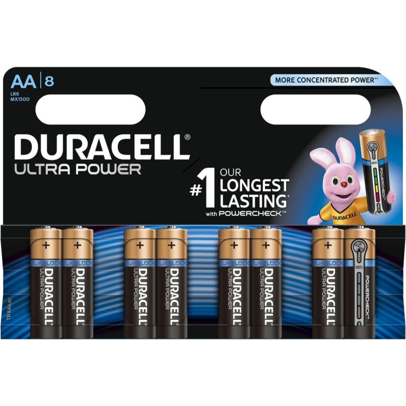 Duracell Dur.Pile.Alcal.Ult.Pow.Lr6X8