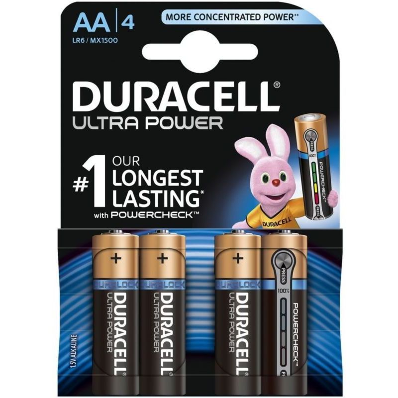 Duracell Piles Ultra Power Aax4
