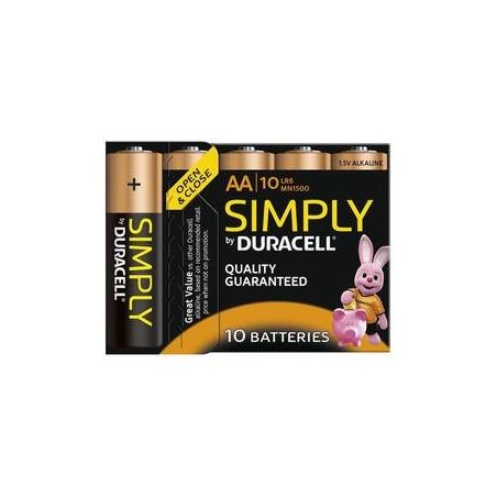 Duracell Dur Pile Alcal Simply Lr6X10