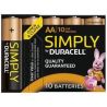 Duracell Dur Pile Alcal Simply Lr6X10