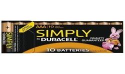 Duracell Dur Pile Alcal Simply Lr03X10