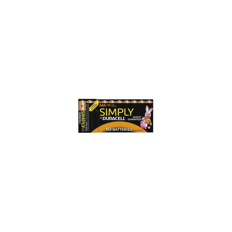 Duracell Dur Pile Alcal Simply Lr03X10