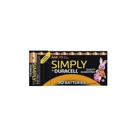 Duracell Dur Pile Alcal Simply Lr03X10