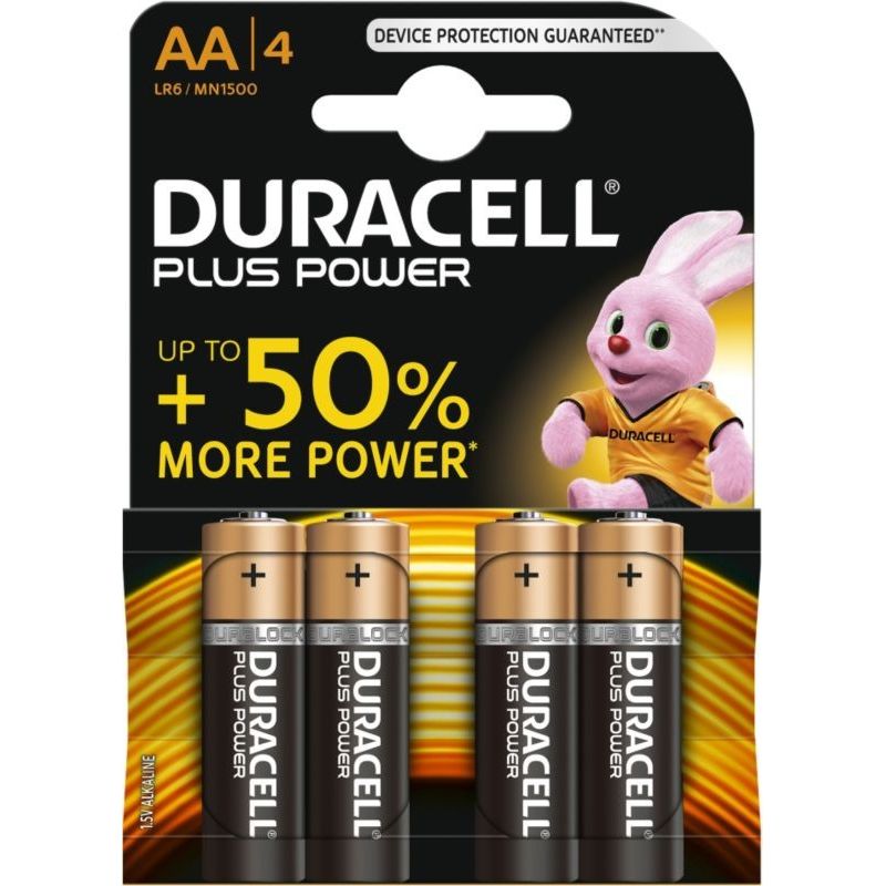 Duracell Dur.Pile.Alcal.+Power.Lr6X4