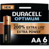Duracell Optimum Aa X6