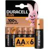 Duracell Plus 100% Aa X 6