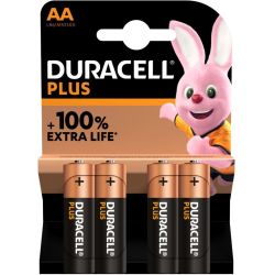 Duracell Plus 100% Aa X 4