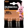 Duracell Plus 100% Aaa X4