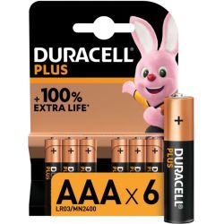 Duracell Plus 100% Aaa X 6
