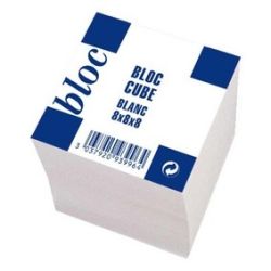 Sadosky Bloc Cube Blanc 8X8X8