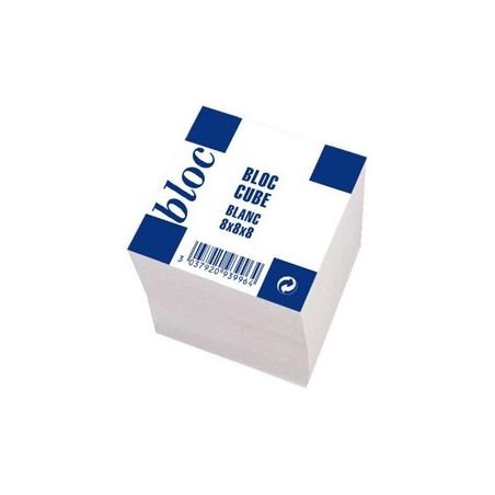 Sadosky Bloc Cube Blanc 8X8X8