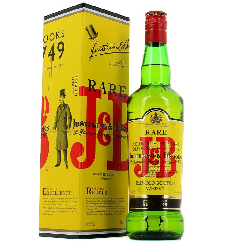 J & B Whisky J&B 70C.40Dg +Boit