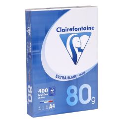 Clairefontaine Papier D'Impression Ramette De 400 Feuilles 21X29,7Cm