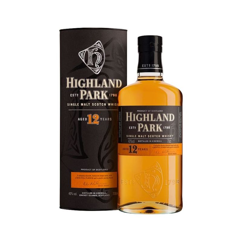 Highland Park Whisky 12 Ans Bouteille 70Cl Sous Etui