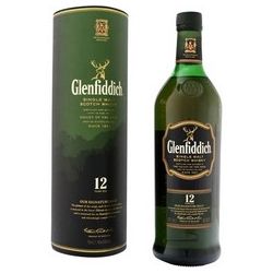 Glenfiddich 1L Whisky Single Malt 12 Ans 40°