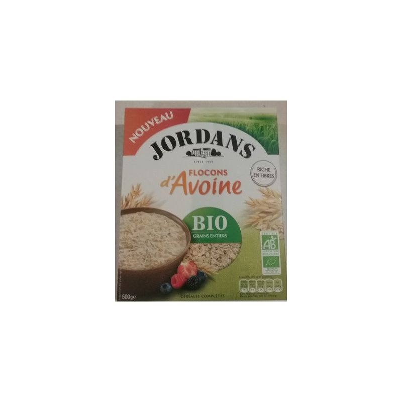 Jordans Flocons Avoine Bio 500