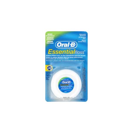 Oral B Fil Dentaire Essent.Floss Cire Menthole 50M