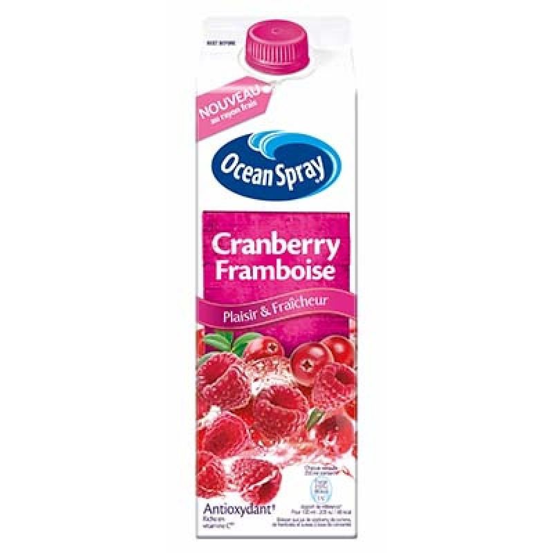 Ocean Spray Boisson Cranberry Framboise Bouteille D 1L