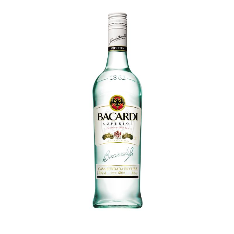 Bacardi Ron Blanca 37,5D 70Cl
