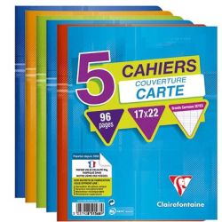 Clairefontaine Clairefont.5 Cah.17X22 96P Se