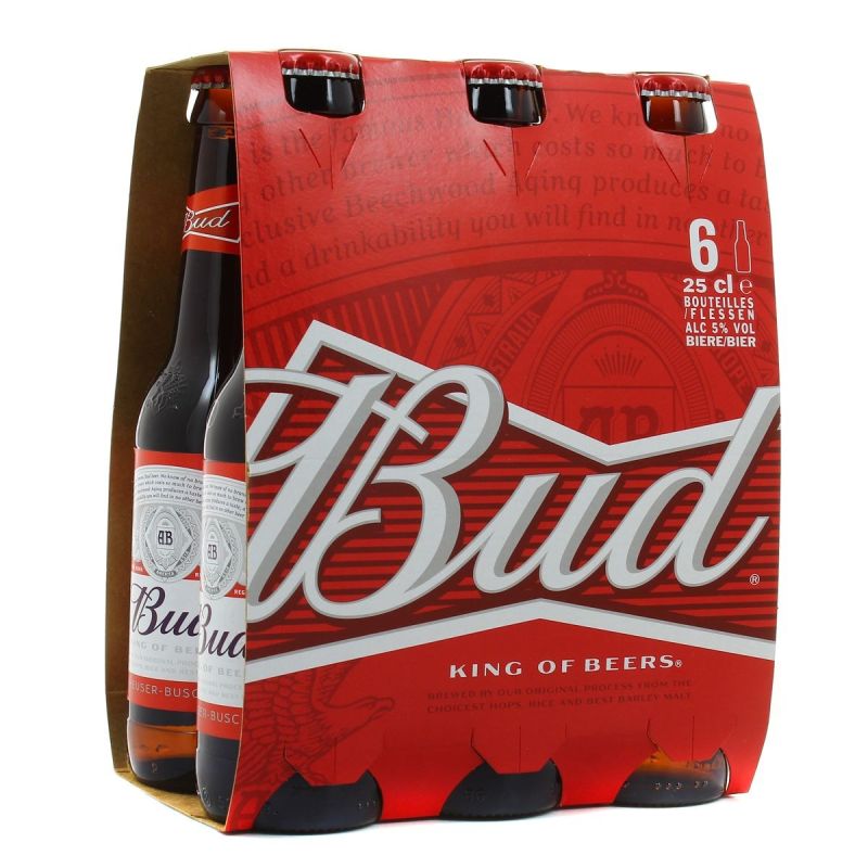 Bud Biere Blonde 6X25Cl