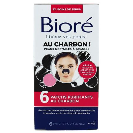 Biore Patchs Purif Charbon X6