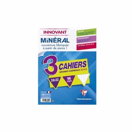 Clairefontaine Clair.3 Cah.Piques 24X32 96P