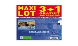 Clairefontaine Clair.4 Cah 24X32 Seyes 48P