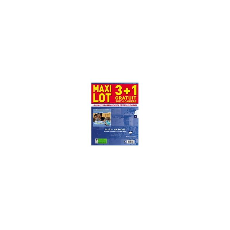 Clairefontaine Clair.4 Cah 24X32 Seyes 48P