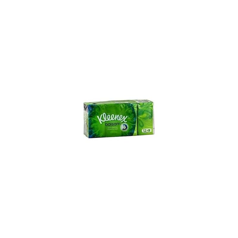 Kleenex Bte 12 Etuis Balsam Blanc