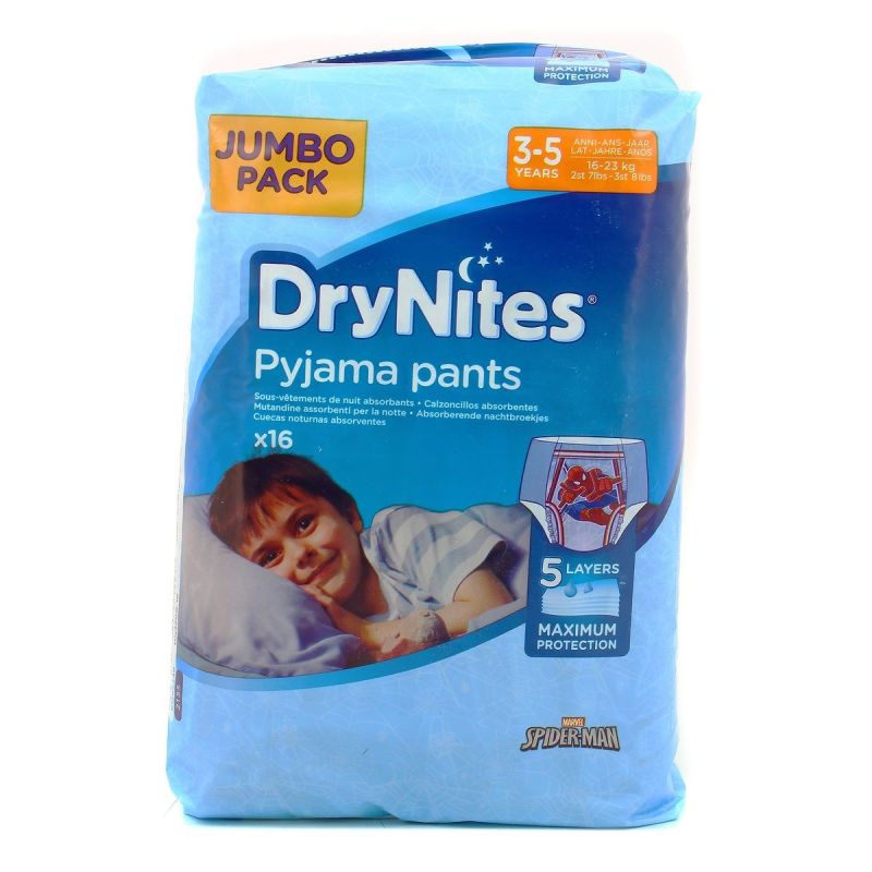 Huggies Huggi.Drynites Boys 3-5Ans X16