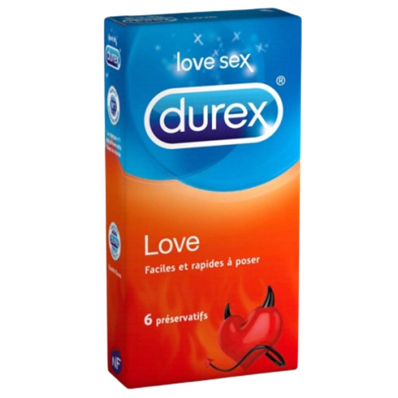 Durex Preservatifs Love Par 6