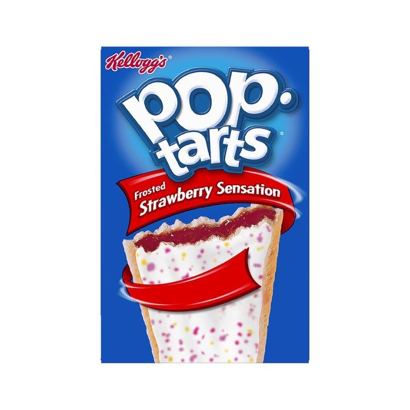 Kellogg'S Kellogg S Pop Tarts Frosted Strawberry Sensation 8 X 50G