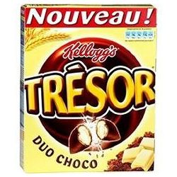 Kellogg'S Tresor Céréales Trésor Duo Chocolat 400G
