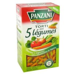 Panzani Pâtes Torti Épinards & Tomates : Le Paquet De 500 G