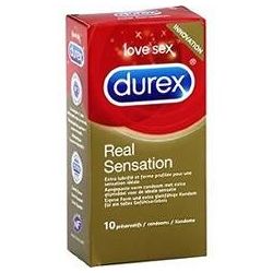 Durex 10 Preservatifs Real Sensation