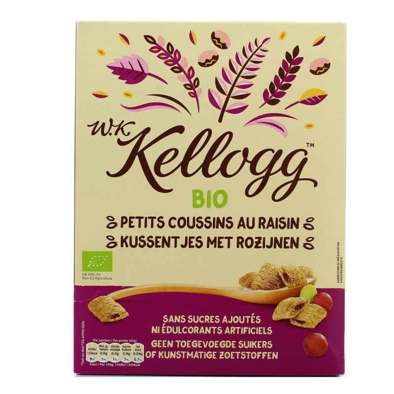 Kellogg'S Klgs Coussin Bio Raisins 420G